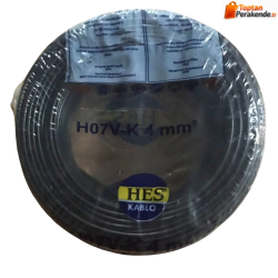 Hes Nyaf Kablo 4 mm² Siyah ( H07v-K )